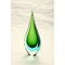 CC Home Furnishings 13" Green and Blue Hand Blown Glass Drop Tabletop Decor